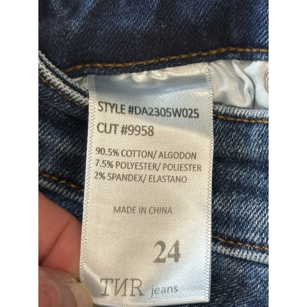 Böhme TNR Jeans Women's Sidekick Denim Bermuda Shorts Size 24 NWT Straight Fit - Picture 10 of 11